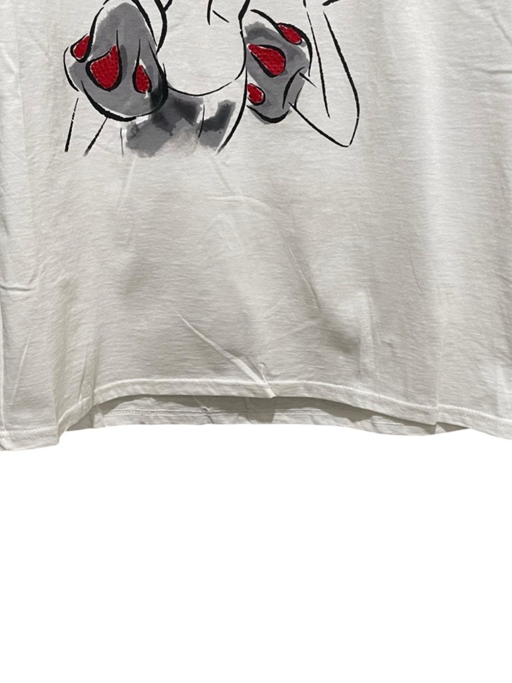 Disney Store Snow White Just One Bite Graphic Tee Shirt White Women Size XL - Picture 2 of 6